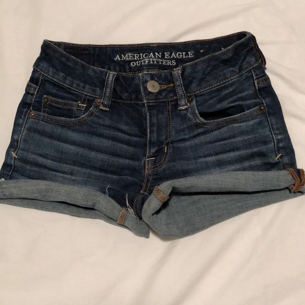 American Eagle Super Stretch Shortie Shorts
